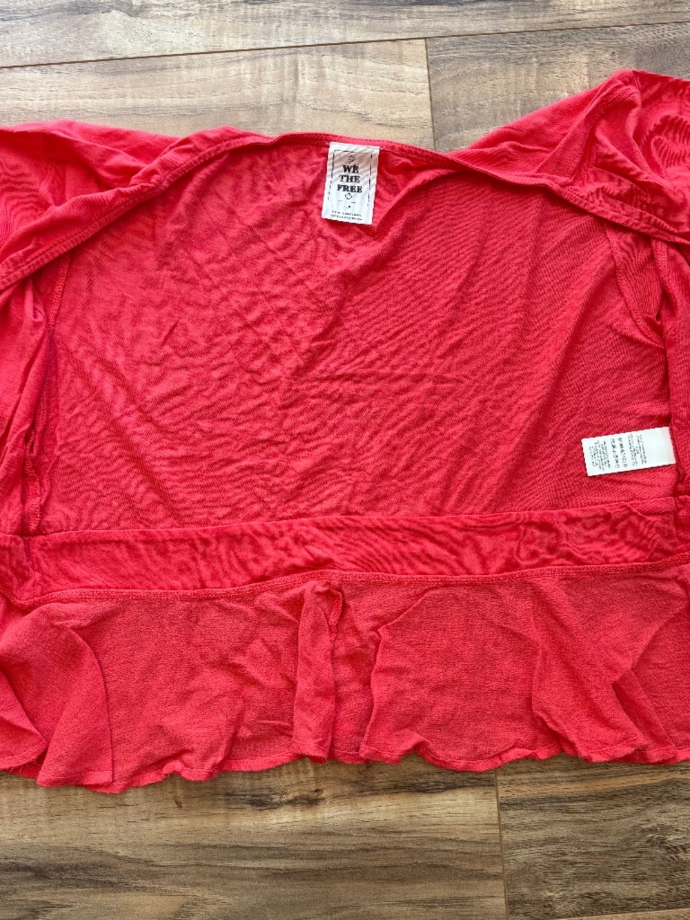 IR Free People Knot Me Bittersweet Tee - Picture 7 of 11